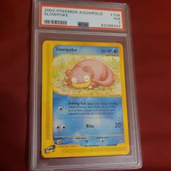 PSA 7 Slowpoke #108 2003 Pokemon Aquapolis 120942603 - Image 1