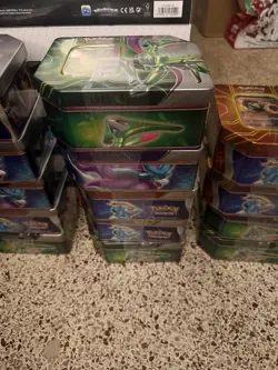 LOT OF 17 Pokemon TCG Factory Sealed Paradox Destinies Tin Variety - Image 3