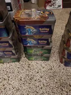 LOT OF 17 Pokemon TCG Factory Sealed Paradox Destinies Tin Variety - Image 4