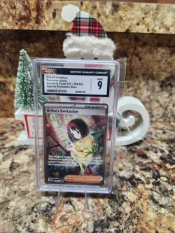 Pokemon Card, Erika's Invitation 151 Sir 203/165 Graded Mint 9!! - Image 1