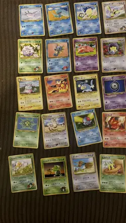 Pokemon 47 Random Japanese Cards Bulk Lot - Common, Moderately Played - Image 2