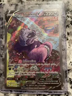 Pokemon TCG Galarian Slowking V Alternate Art 179/198 Chilling Reign - Image 4