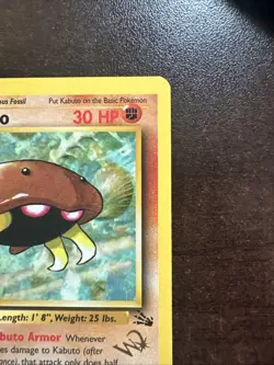Kabuto 50/62 W Stamped LP Pokemon TCG WOTC Promo Card - Image 3