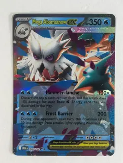 Pokemon TCG Mega Evolutions Abomasnow EX 036/132 Near Mint - Image 1