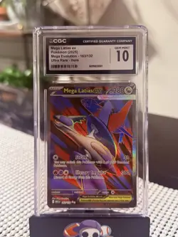 Mega Latias ex 163/132 Ultra Rare Pokemon TCG ME01: Mega Evolution GEM MT 10 💎 - Image 1