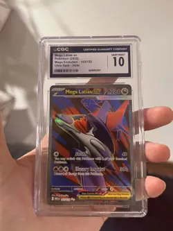 Mega Latias ex 163/132 Ultra Rare Pokemon TCG ME01: Mega Evolution GEM MT 10 💎 - Image 3