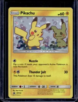 2016-19 Pokemon SM Black Star Promos Pikachu #SM162 - Image 1