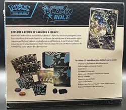 Pokemon TCG Scarlet Violet Black Bolt ETB Elite Trainer Box New Sealed - Image 2