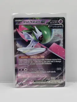 Iron Valiant ex - Pokemon Double Rare SV04: Paradox Rift 089/182 - Image 1