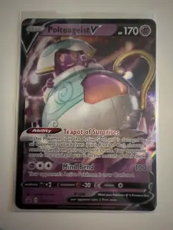 Polteageist V SWSH021 Promo Holo Near Mint Condition Black Star Promo - Image 1
