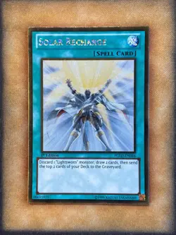 Yugioh Solar Recharge PGLD-EN046 Gold Rare 1st Ed NM - Image 1