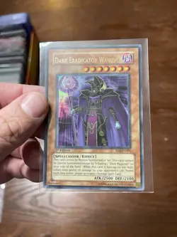 Yu-Gi-Oh Dark Eradicator Warlock SD6-EN001 Ultra Rare 1st Edition MP/LP - Image 1