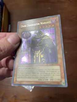 Yu-Gi-Oh Dark Eradicator Warlock SD6-EN001 Ultra Rare 1st Edition MP/LP - Image 2