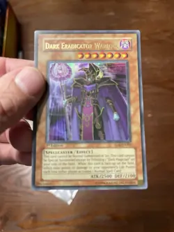 Yu-Gi-Oh Dark Eradicator Warlock SD6-EN001 Ultra Rare 1st Edition MP/LP - Image 3