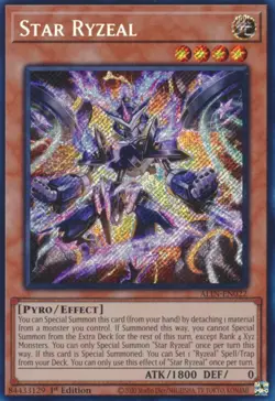 Yugioh Star Ryzeal - ALIN-EN022 - Secret Rare 1st Edition Allince Insight - Image 1
