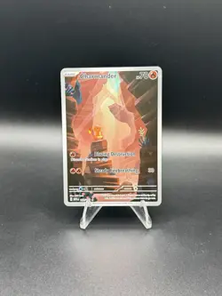 Pokemon Charmander TCG Scarlet Violet-151 Holo Illustration Rare Card 168/165 - Image 1