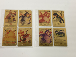 Pokemon VMAX Gold Foil Cards (lot of 8) - Image 1