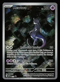 Mewtwo 052 Illustration Rare Scarlet & Violet 151 Promo Pokemon Card - Image 1