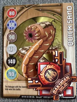 Bakugan:Battle Brawlers | Quick Sand ??Copper Gate Card | 6/15a - Image 2