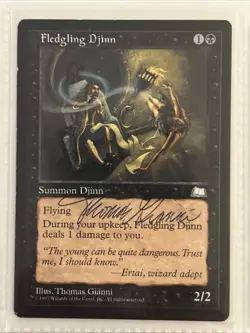 MTG-G1 Mixed Lot Of 9 Signed Magic The Gathering Cards (MTG) - Image 3