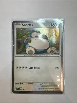 Pokemon TCG - Snorlax - 122 - SV: Scarlet & Violet Promo Cards - Cosmo Holo - NM - Image 1