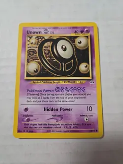 Unown O - Neo Discovery Set - 69/75 - Common - Pokemon Card - Unlimited - WOTC - Image 1