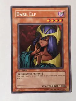 Yu-Gi-Oh Dark Elf MRD-113 Card Yugioh 1st - Image 1