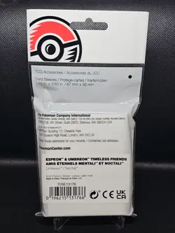 Pokemon Center Espeon & Umbreon Timeless Friends Umbreon Card Sleeves - SEALED - Image 2