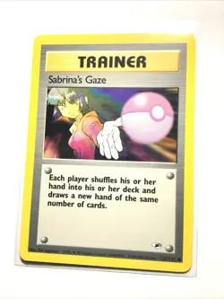 SABRINA'S GAZE - 125/132 - Gym Heroes - Pokemon Card - NM - Image 1