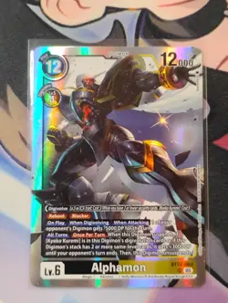Digimon Card Game - Alphamon - BT22-063. SR. Cyber Eden. NM. See Photos. - Image 5