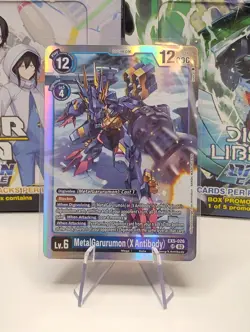 MetalGarurumon (X Antibody) EX5-026 SR Digimon Card Game Animal Colosseum NM - Image 1