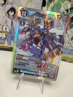 MetalGarurumon (X Antibody) EX5-026 SR Digimon Card Game Animal Colosseum NM - Image 4