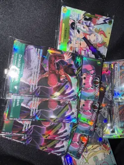 One Piece Card Lot 18 cards. All cards still sealed from illustration sets. - Image 2