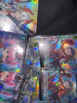 One Piece Card Lot 18 cards. All cards still sealed from illustration sets. - Image 3