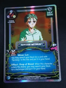 Yu Yu Hakusho TCG CCG Kiyoshi Mitarai C56 Unlimited Betrayal Foil Card - Image 1