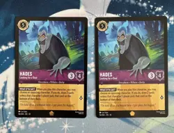 *2 Cards* Lorcana Hades - Looking for a Deal (56/242) Whispers in the Well NM - Image 1
