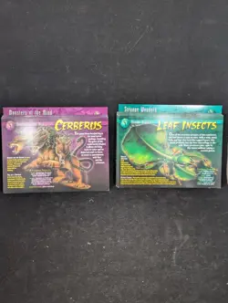 Weird n Wild Creatures Lot 269 Big Knowledge Cards 221 Small Trading Cards Case - Image 4