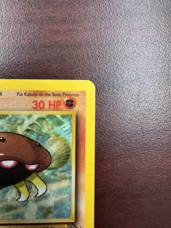 Pokemon Card Kabuto 50/62 1999 Promo Top Deck Magazine w/ Wizards Gold Stamp LP - Image 3