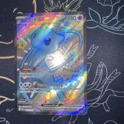 Pokemon TCG Paldean Fates Mew ex 216/091 Shiny Full Art Mint Pokemon Card - Image 1
