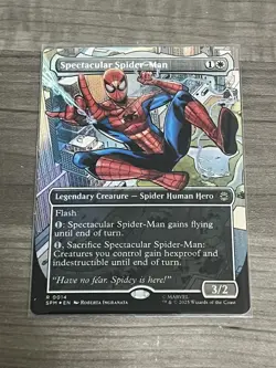 Spectacular Spider-Man (Borderless) - 0014 (Marvel's Spider-Man) - NM - Foil - Image 1