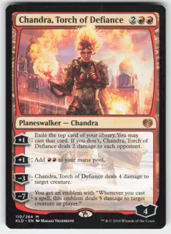 Chandra, Torch of Defiance Kaladesh #110 MTG Mythic Rare Planeswalker Red - Image 1