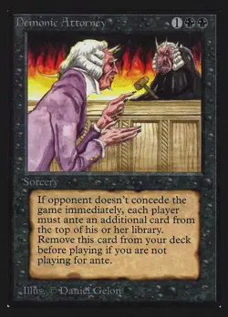 Demonic Attorney Collectors Edition Int NM ABUGames - Image 1