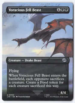 Voracious Fell Beast (Borderless) U Universes Beyond: The Lord of the Rings: Tal - Image 1