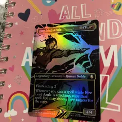 Fire Lord Azula (0313) (Borderless) Foil R Avatar: The Last Airbender 313 NM - Image 2