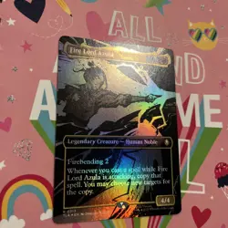 Fire Lord Azula (0313) (Borderless) Foil R Avatar: The Last Airbender 313 NM - Image 3