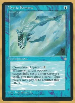 Mystic Remora (Ice Age, Common, English), 1995) MTG - Image 1