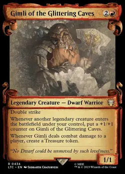 Near Mint x 1 Gimli of the Glittering Caves - Foil - Showcase Scrolls Commander: - Image 1