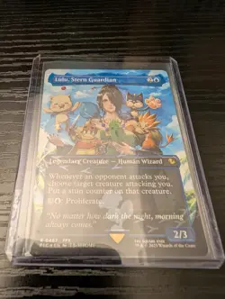 Lulu, Stern Guardian (Borderless) Chocobo Track Foil MTG Final Fantasy NM - Image 1