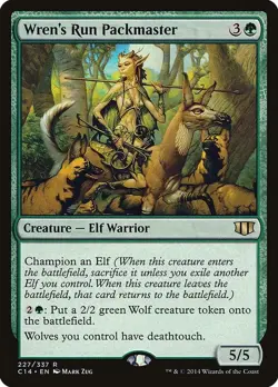 Wren's Run Packmaster | Near Mint NM Commander 2014 Rare Magic MtG - Image 1