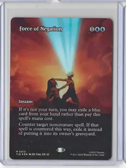 MTG Avatar The Last Airbender Eternal Force of Negation 13 Borderless Foil - Image 1